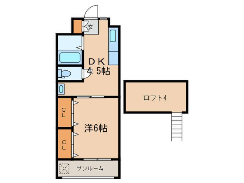 間取図 メルベ－ユ北千束