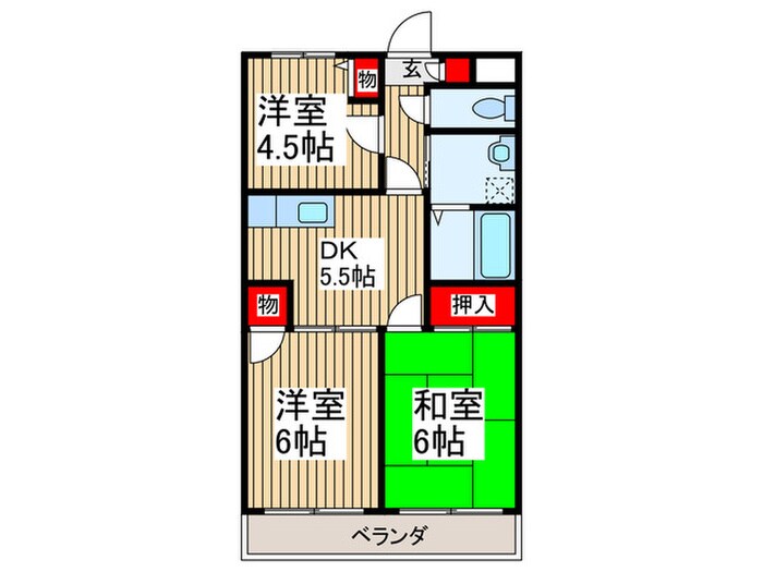 間取り図 パークヒルズ