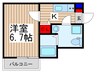 Ｌｕｐｉｎｕｓ 1Kの間取り