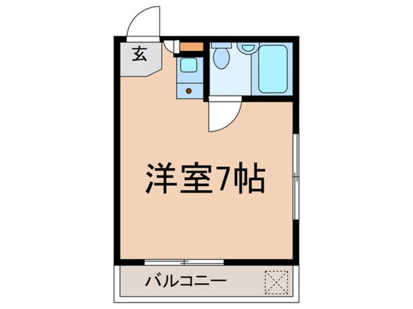 間取図 スカイハイツ奥沢(404)