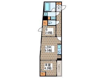 間取図 ドゥーエ梅屋敷