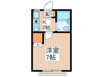 間取図 フローラハイツ