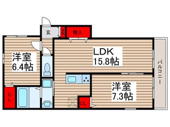 間取図 ウィステリア篠崎