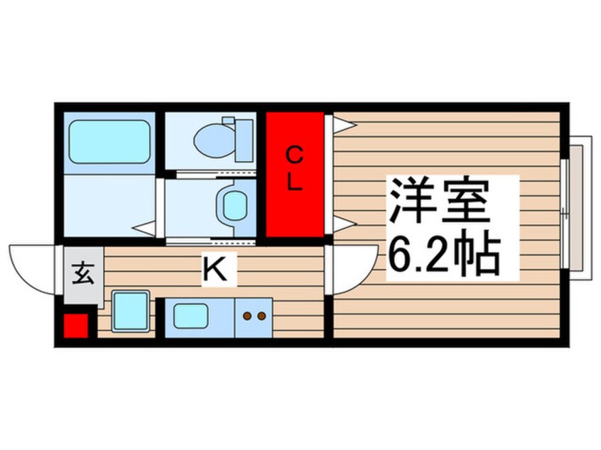 間取図 リベルディウム八千代