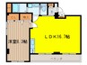 ハイツ桜上水 1LDKの間取り