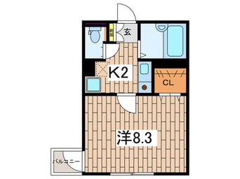 間取図 Ｋフラット