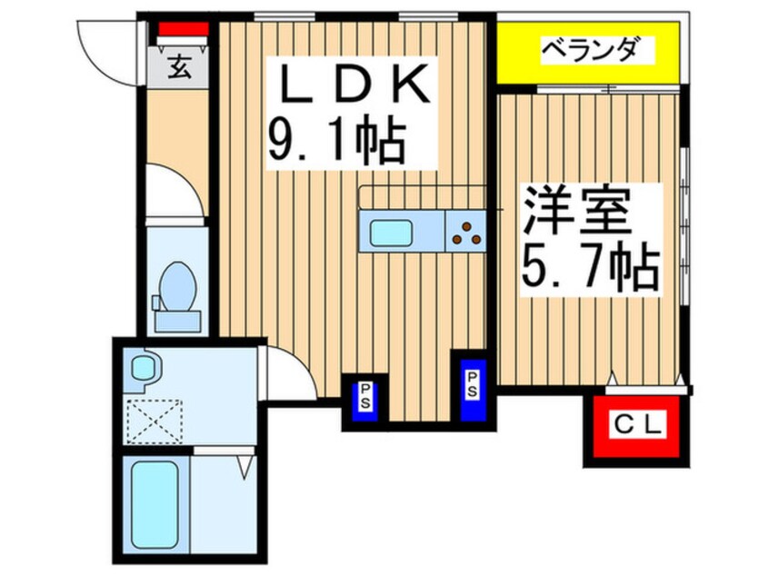 間取図 WJ・W-22