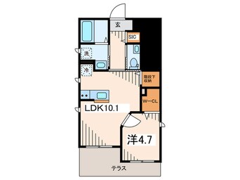 間取図 メゾンドカメリア