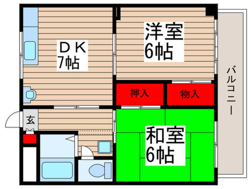 間取図 メゾン高千穂