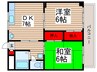 メゾン高千穂 2DKの間取り