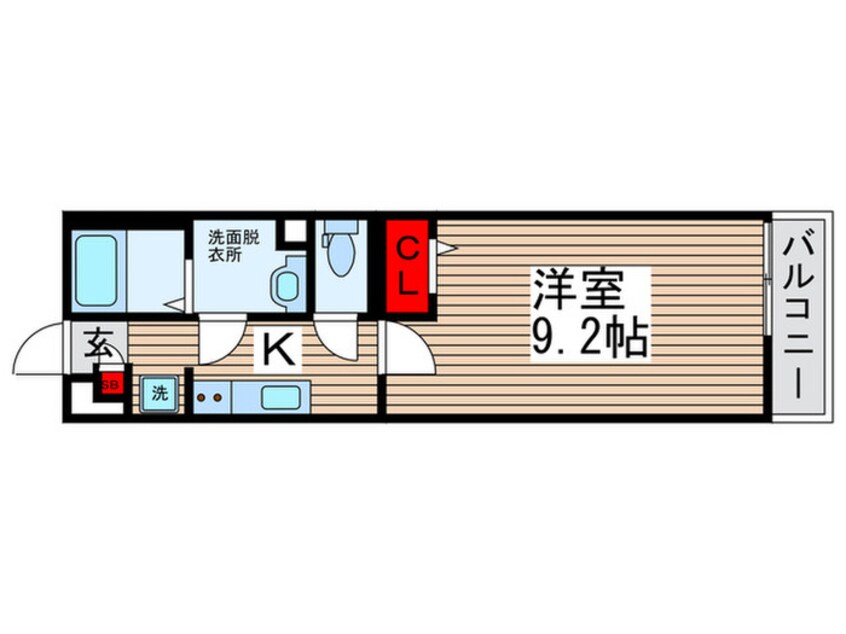 間取図 リブリ・アクティー柏Ｂ