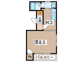 間取図 ロッキ－ホ－ム扇町（４０４）