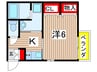 シャルムソネット 1Kの間取り