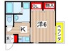 シャルムソネット 1Kの間取り