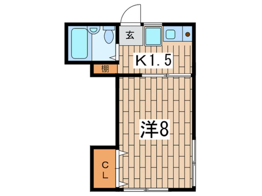 間取図 ハイツ横浜