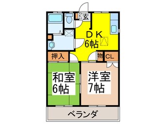間取図 ピュアハウス三原台