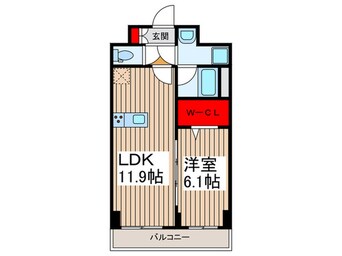 間取図 スカイガーデン錦糸町