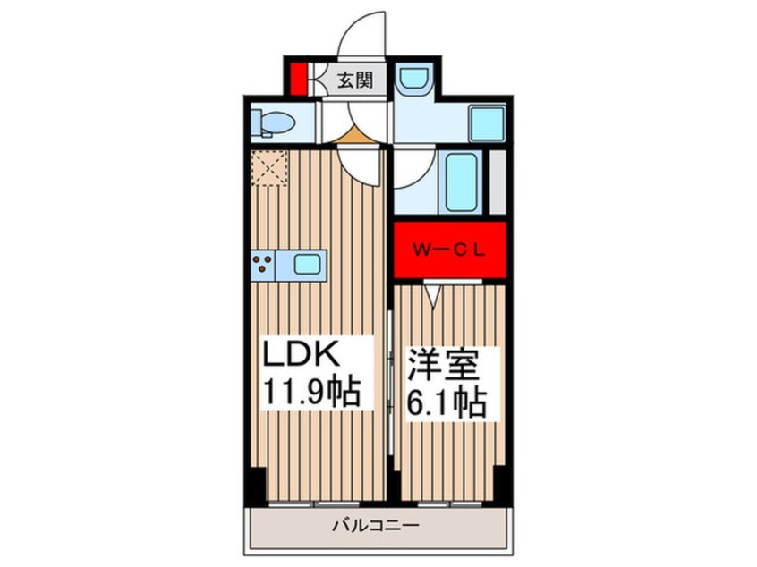 間取図 スカイガーデン錦糸町