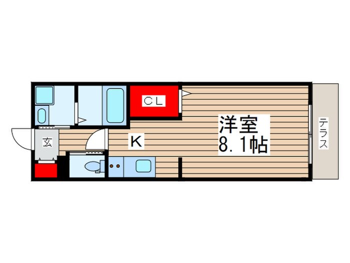間取り図 Ｌａ　Ｓｕａ　Ｃａｓａ．Ｈ