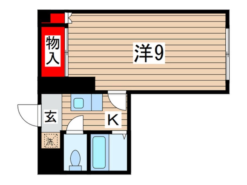 間取図 レジデンスカ－プ千葉