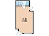 第二ユーセーハイツ(1F) 1Rの間取り