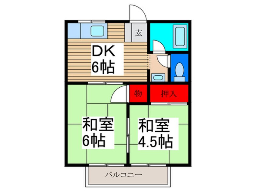 間取図 神明ハイツ