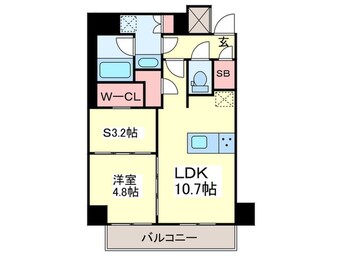 間取図 ｻﾞ･ﾊﾟｰｸﾊﾋﾞｵ高円寺ﾚｼﾞﾃﾞﾝｽ