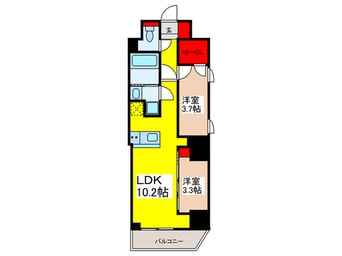 間取図 ＧＲＡＮＰＡＳＥＯ蔵前Ⅱ