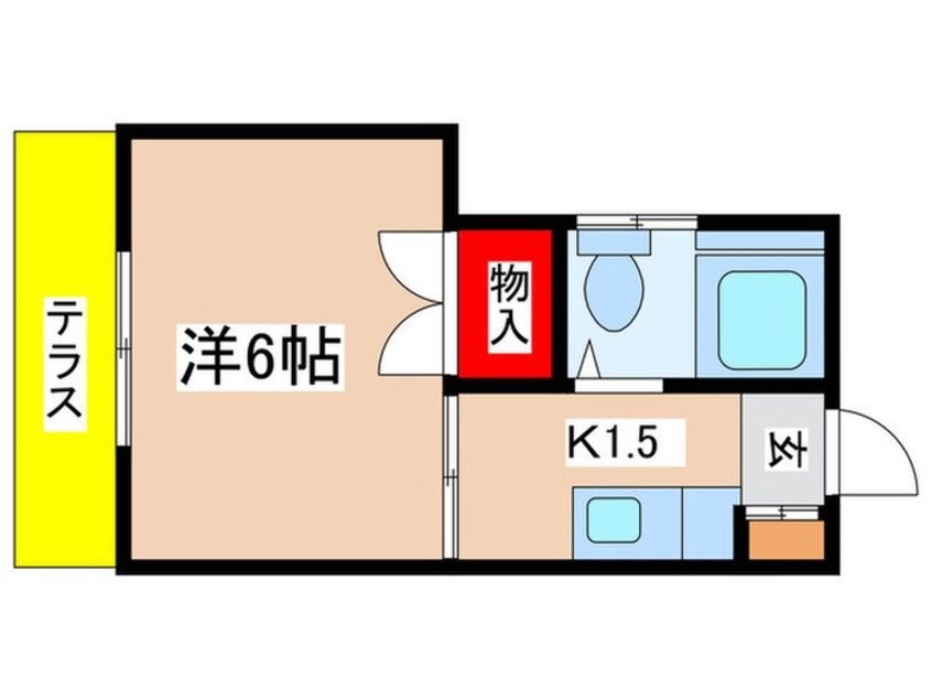 間取図 第三赤坂ﾊｲﾂ