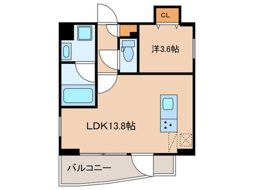 間取図 Log戸越