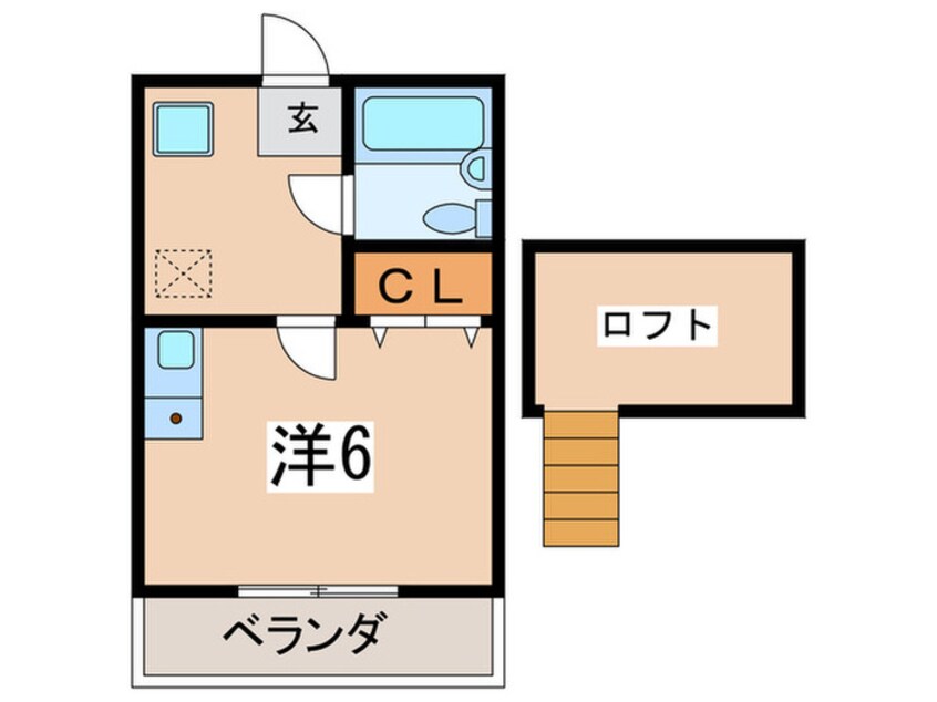 間取図 コスモ南台