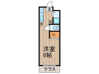 間取図 ドミュ－ル代沢