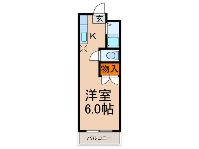 間取図 ドミュ－ル代沢