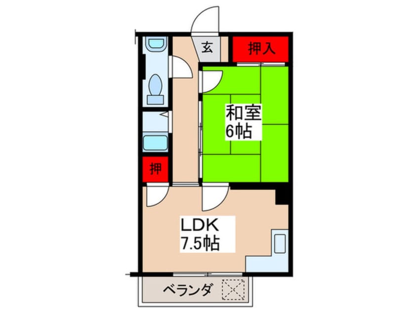 間取図 町田ファミ－ル
