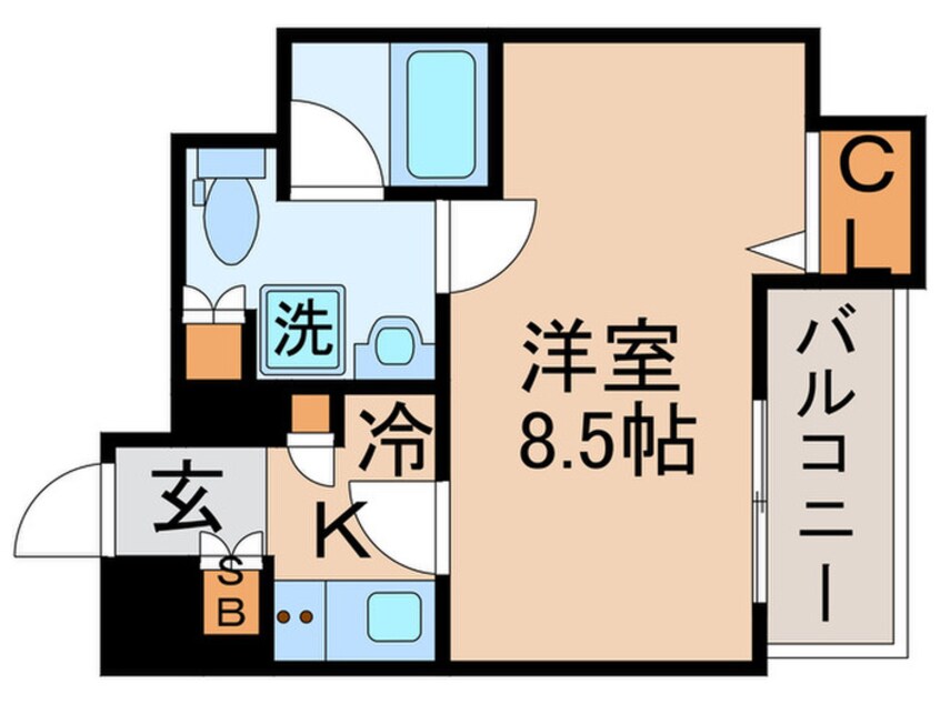 間取図 REGALIZ銀座EAST(601)