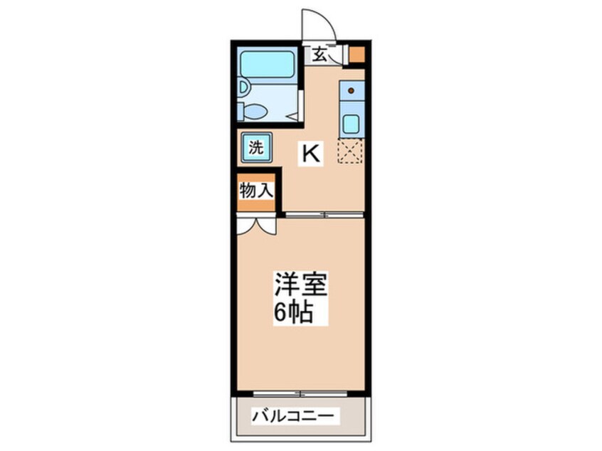 間取図 エトワール多摩