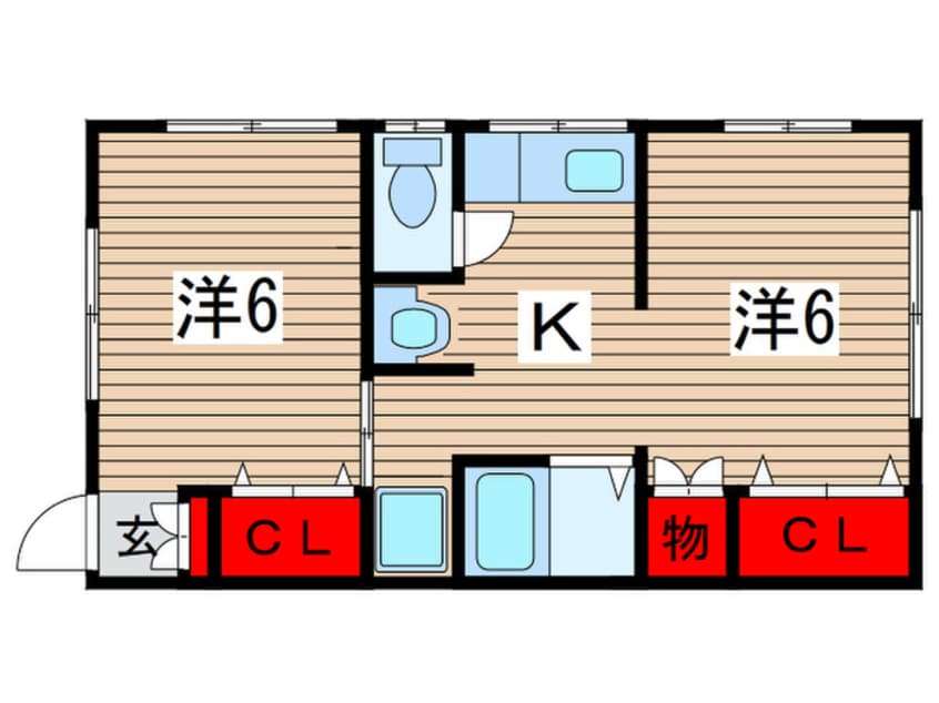 間取図 ハイツ近田