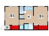 ハイツ近田 2Kの間取り
