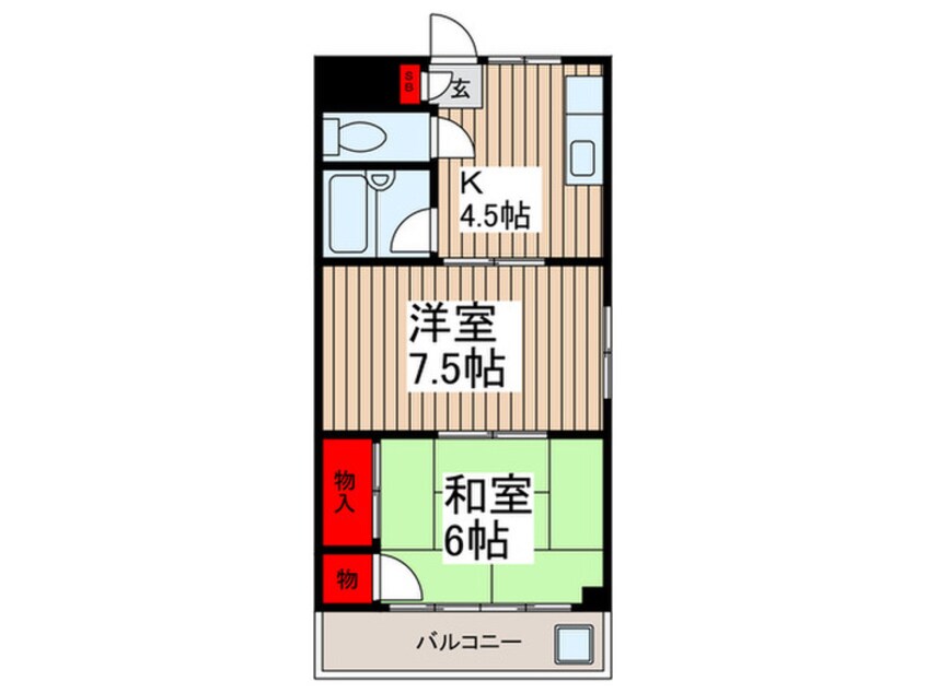 間取図 Ｆマンション