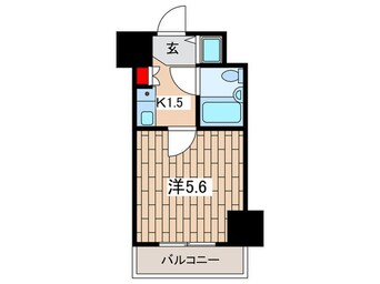 間取図 ﾅｲｽｱｰﾊﾞﾝｽﾋﾟﾘｯﾂ横濱吉野町(402)