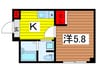 D-STYLE西大宮 1Kの間取り