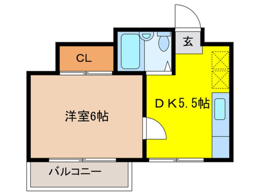 間取図 ハイネス金丸