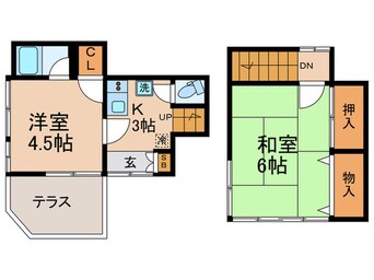 間取図 ハウス東名