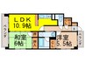 ファミ－ル庚申 2LDKの間取り