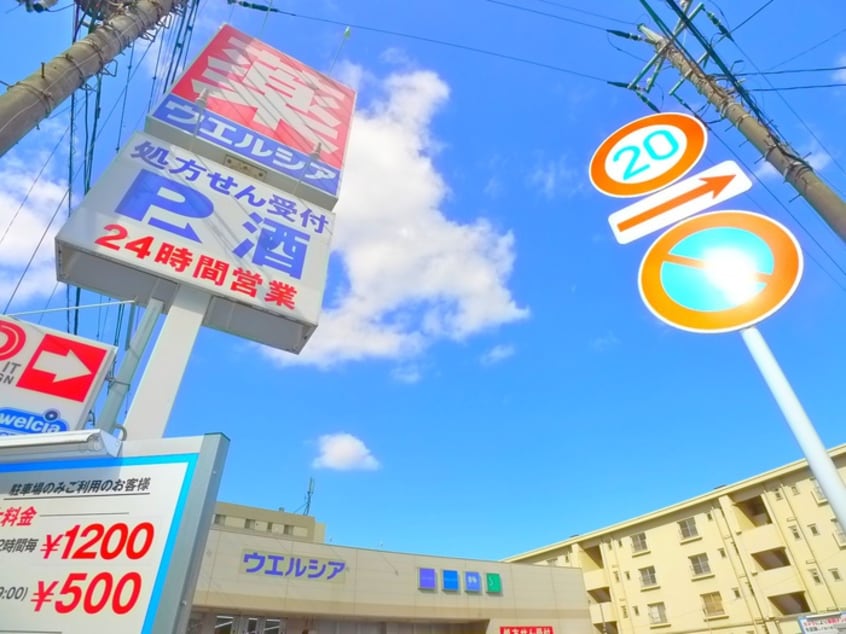 ウエルシア(ドラッグストア)まで830m 八千代ハイツ