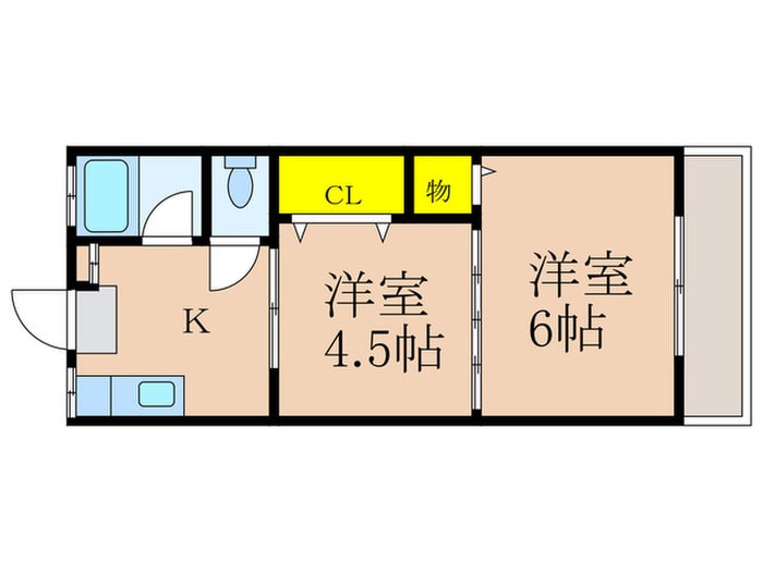 間取り図 第二ヒルズハウス