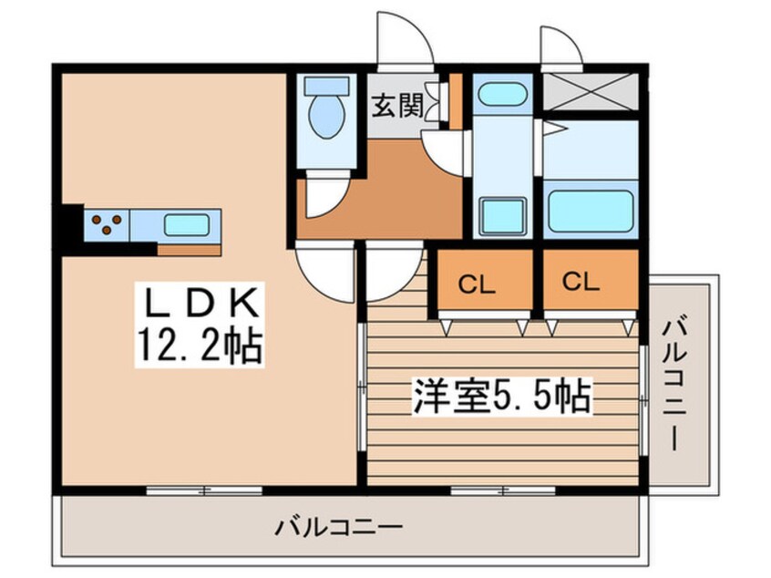 間取図 リブリ・サンモール