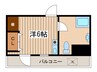 コンフォ－トマンション 1Rの間取り