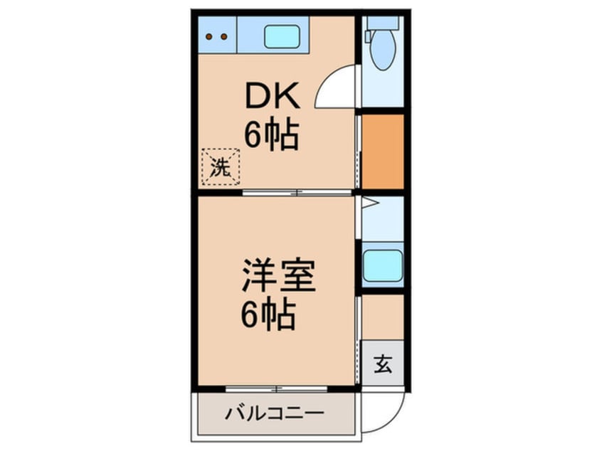 間取図 いつみ荘