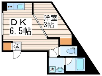 間取図 ﾐﾗｲｽﾞ中野江原町ﾚｼﾞﾃﾞﾝｽ(501)